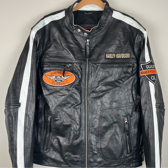 HARLEY DAVIDSON Leather Command Jacket by The Real Leather Company - Picture 3 of 11